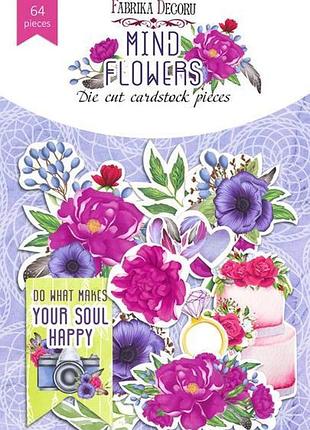 Набір висічок, колекція mind flowers, 64 шт.