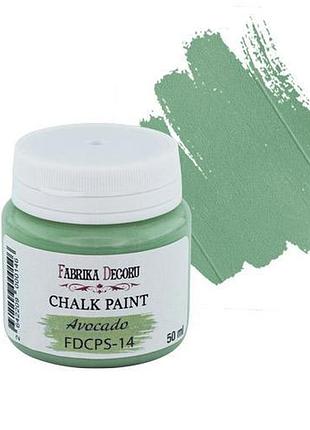 Меловая краска chalk paint авокадо 50ml