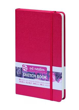 Блокнот для графики talens art creation а5 (13х21см) 140г/м2 80л красный royal talens