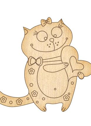 Фигурка для раскрашивания и декорирования, #78 кошка-1