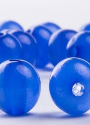 Намистини акрилові желейні ball, 10 мм, 500 грам, h39-синій