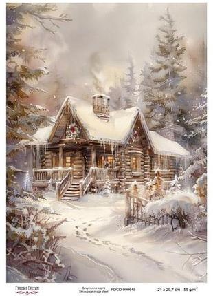 Декупажная карта #0648, 21x29,7 см