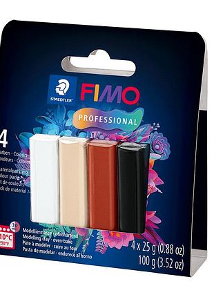 Набір пластики professional natural colours 4х25г fimo
