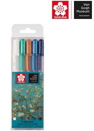 Набір ручок gelly roll van gogh museum 5шт sakura