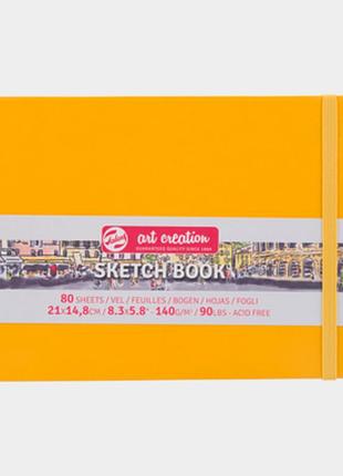 Блокнот для графіки talens art creation а5 (14,8х21см) 140г/м2 80л golden yellow royal talens