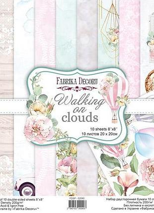 Набор скрапбумаги walking on clouds 20x20 см, 10 листов