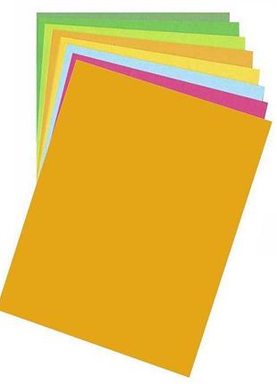 Папір для дизайну fotokarton b2 (50*70см) №16 темно-жовтий, 300г/м2, folia