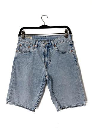 Блакитні чоловічі джинсові шорти levi’s levis 405