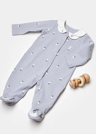 Ромпер з органічної бавовни love floral 62, 68 см 68