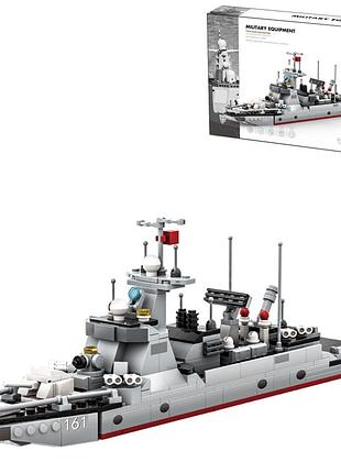 Конструктор wange военный корабль type 052d destroyer детский конструктор, эсминец, 376 деталей, белый 5