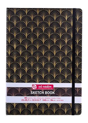 Блокнот для графики talens art creation а4 140г/м2 80л art deco royal talens