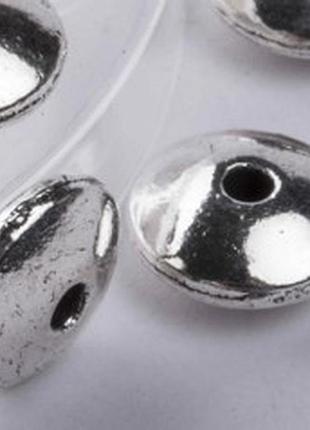 Розпірні намистини disc-4ab600-b1, 4 x 10 мм, 500 грам, a05-античне срібло