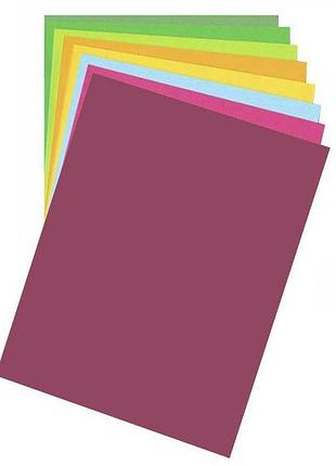 Папір для дизайну fotokarton b2 (50*70см) №27 винно-червоний, 300г/м2, folia