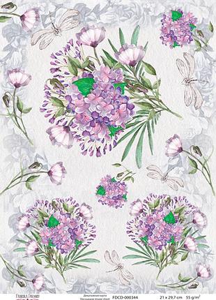 Декупажная карта #0344, 21см x 29,7см
