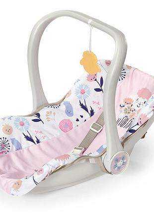 Кресло-переноска для куклы baby born 2 в 1 – цветочный стиль