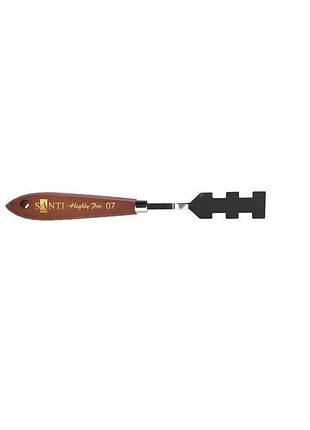 Мастихин металлический "santi" hp-19, прямоугольный, длина 6,3 см
