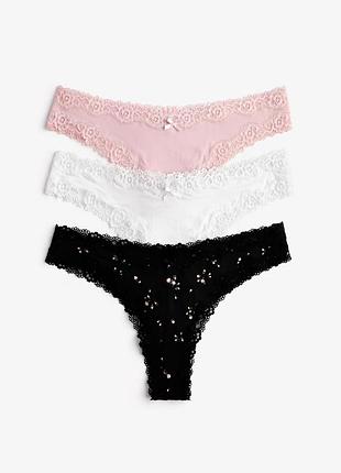 Комплект жіночіх трусів h&m brazilian