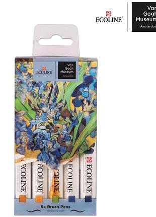 Набор кистей-ручек ecoline brushpen van gogh museum 5кол royal talens