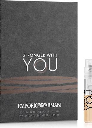Armani emporio armani stronger with you туалетна вода 1.2 (пробник)