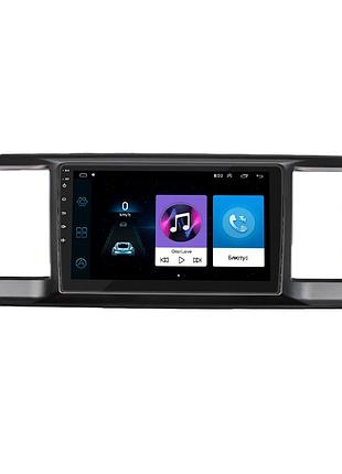 Штатна магнітола 9" lesko для volkswagen transporter t6 2015-2019 1/16gb wi-fi gps base вольксваген