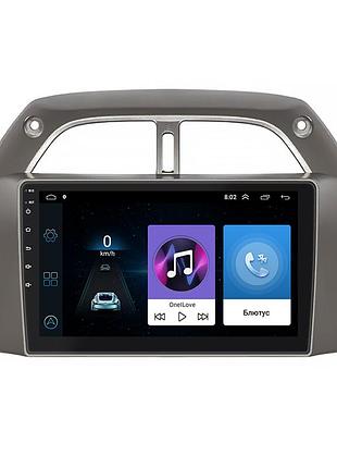 Штатная магнитола lesko для toyota rav4 ii (xa20) 2000-2003 экран 9" 1/16gb wi-fi gps base тойота рав