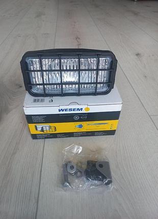 Фара протитуманна 12/24v (галогенка) прямокутна 180*86mm wesem hp2.10045 протитуманна галогенна фара біла