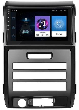 Штатная магнитола lesko для ford f-150 xii 2008-2014 экран 9" 1/16gb wi-fi gps base форд