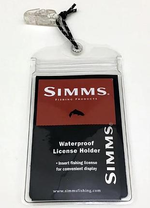 Водонепроницаемый чехол simms waterproof license holder для документов, лицензии и пропуска (alp1109900)