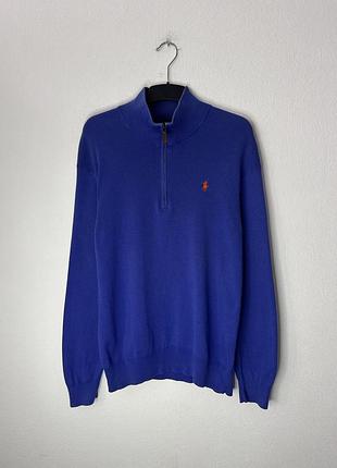 Polo ralph lauren zip sweater original  чоловічий сверт поло на замку оригінал