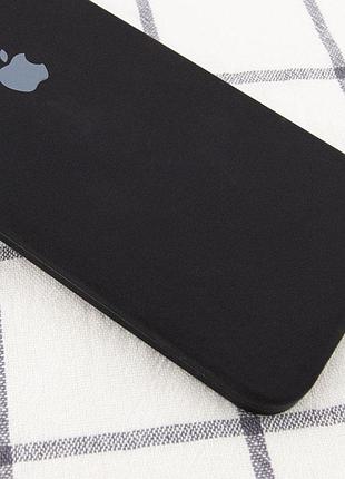 Чохол silicone case square full camera protective (aa) для apple iphone 7/8/se (2020) (4.7") чорний / black 2