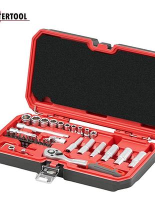 Набор инструментов профессиональный intertool et-9036 (новый дизайн, ранее et-6036sp) (1/4" 36ед )