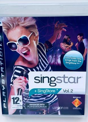 Singstar vol.2, б/у, английская версия - диск для playstation 3