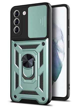 Чохол ummi camshield serge ring для samsung galaxy s21 fe зелений