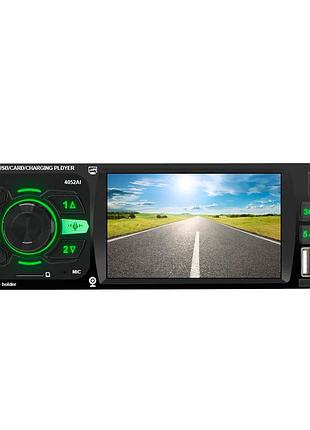 Автомагнітола з екраном 1din mp5 4052ai з bluetooth і usb підтримкою флешок і камери заднього огляду