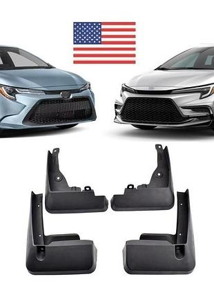 Брызговики mgc toyota corolla e210 2019 - 2025 г. в. америка комплект 4 шт