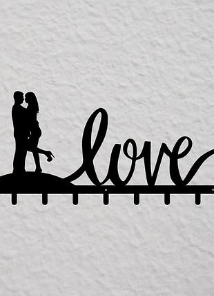 Вешалка для одежды с металла love 80 см