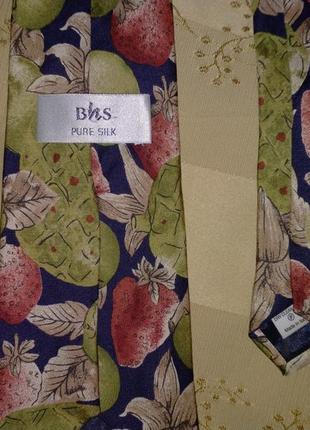 Краватка bhs з фруктами2 фото