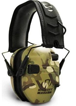 Тактические активные наушники walkers razor мультикам