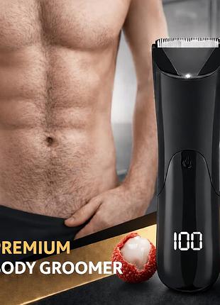 Триммер для бороды, волос и тела | профессиональная машинка для стрижки clipper body hair trimmer с usb type-c