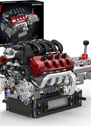 Конструктор двигун gran turismo s maseratti v8 engine mould king моторозований дитячий мотор, 787 деталей