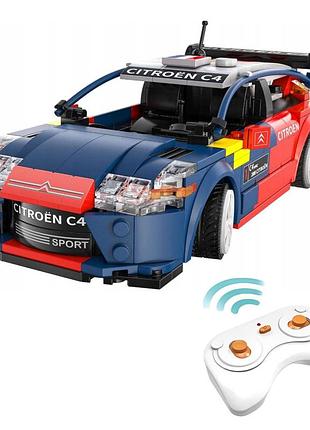 Конструктор дитячий машинка на радіокеруванні " 2008 citroen c4 wrc" від cada, 329 деталей, для хлопчика c51078w