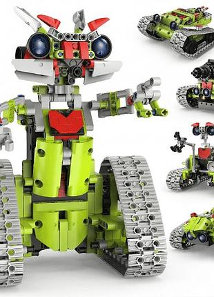 Конструктор робот програмований stem-робот 5 в 1 robots variable warrior з пультом і додатком робот-трансформер для дітей,705 дет