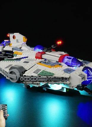 Cooldac - набір освітлення з пультом керуванням для lego 75357 star wars ghost & phantom ii (лише освітлення, без конструктора)