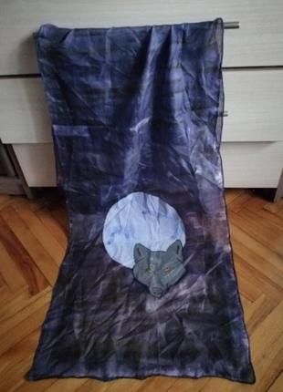 Шовковий шарф, ручна робота