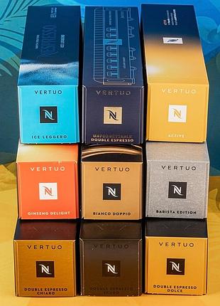 Набір кави в капсулах nespresso vertuo barista «doubleespresso» (90 капсул. 80 мл)