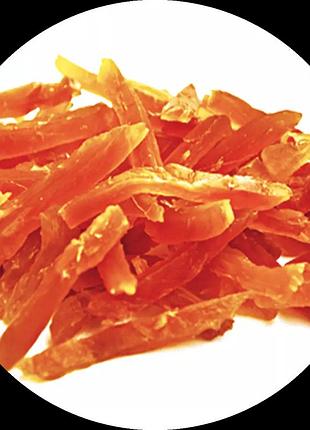 Сушёные полоски chicken strips с куриного мяса для собак и кошек, 500 г