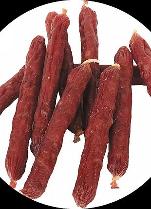 Мягкие колбаски duck sausage with cheese для собак (утка + сыр), 500 г