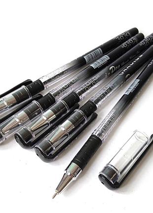 Ручка шариковая масляная черная radius i-pen 0,7мм