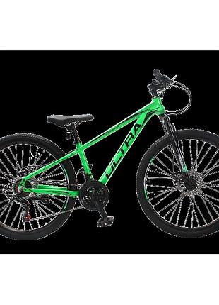 Crossbike велосипед crossbike ultra 26" 13" зеленый-черный