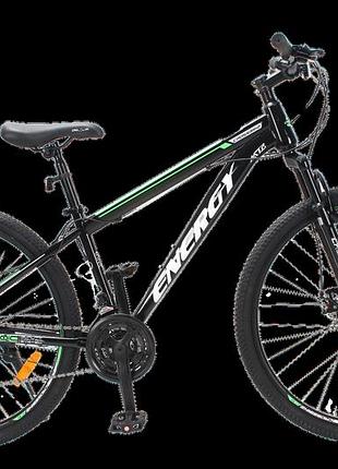 Велосипед crossbike energy 27.5" 15" чорний-зелений